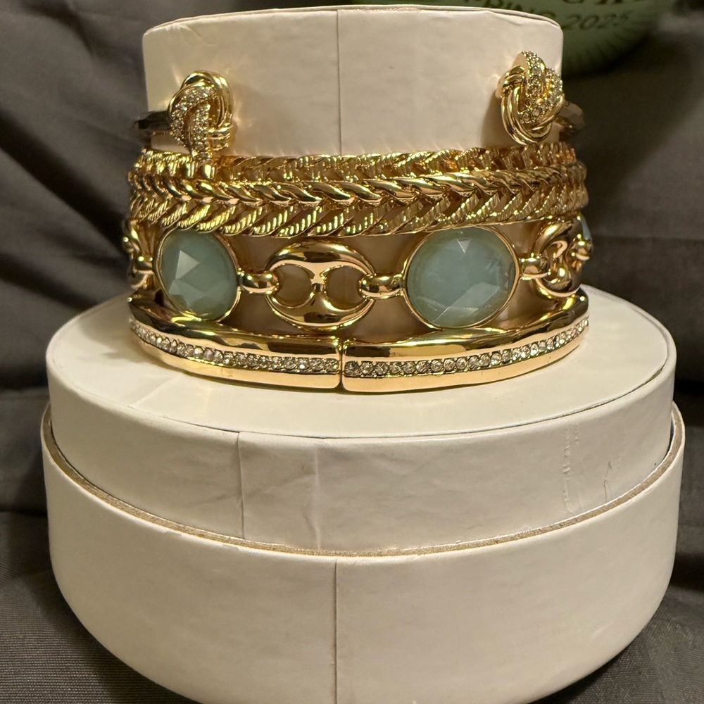 Bomb Party Spring Stack 2025 Effortless Sparkle Gold plating NEW